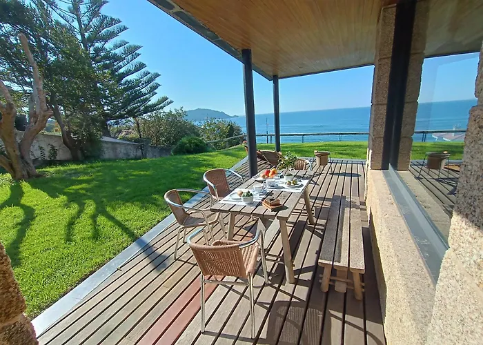 De Lujo Con Vistas Al Atlantico Y Cies Prázdninový dům Vigo