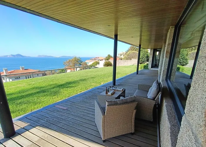 De Lujo Con Vistas Al Atlantico Y Cies Prázdninový dům Vigo
